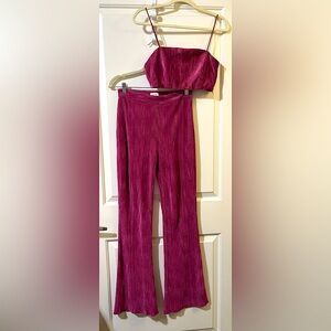 Velvet Magenta 2 piece set